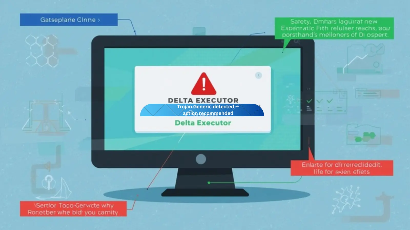 Is Delta Executor a Virus? Example of antivirus warning and safe installation steps for Roblox users